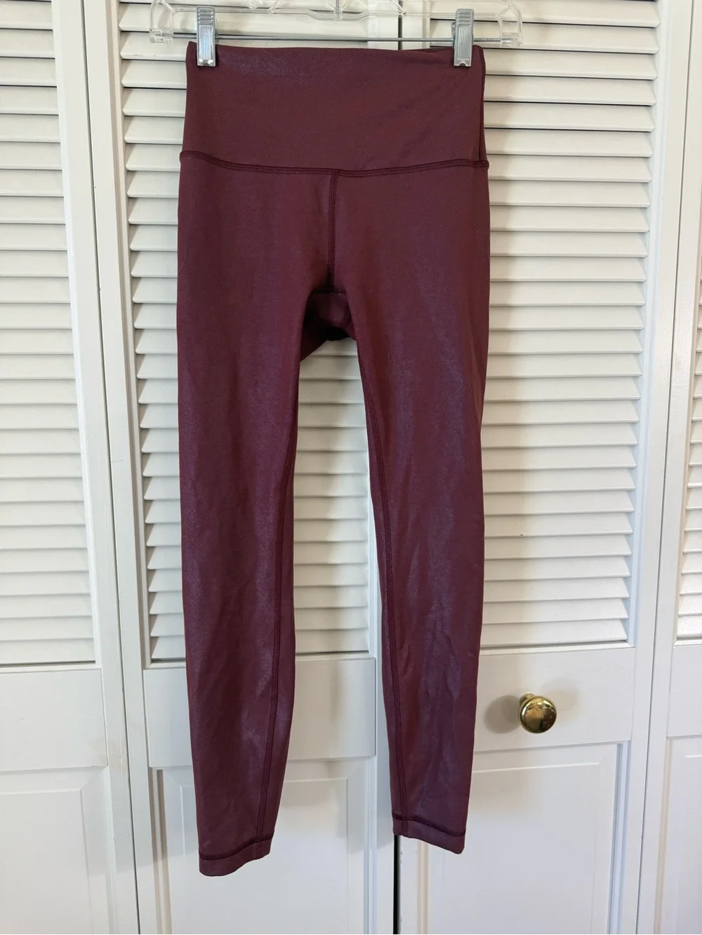 lululemon athletica Wunder Train High-Rise Ankle Leggings Burgundy 4 25in